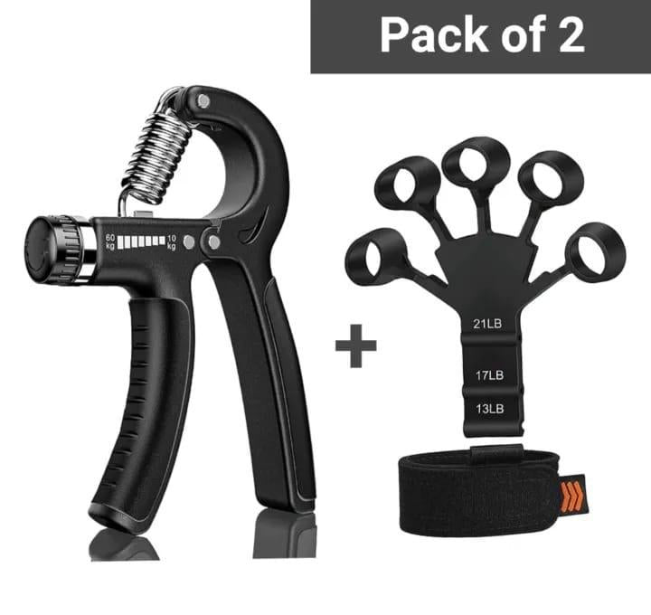 Finger aur Hand Gripper Combo  Complete Grip Strength Training Set